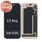 Zaslon za iPhone 17 Pro, Steklo na dotik z okvirjem, Refurbished