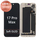 Zaslon za iPhone 17 Pro Max, Steklo na dotik z okvirjem, Refurbished