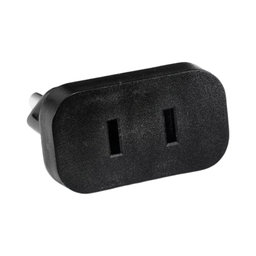 220V Napajalni adapter iz US v EU (Črni)