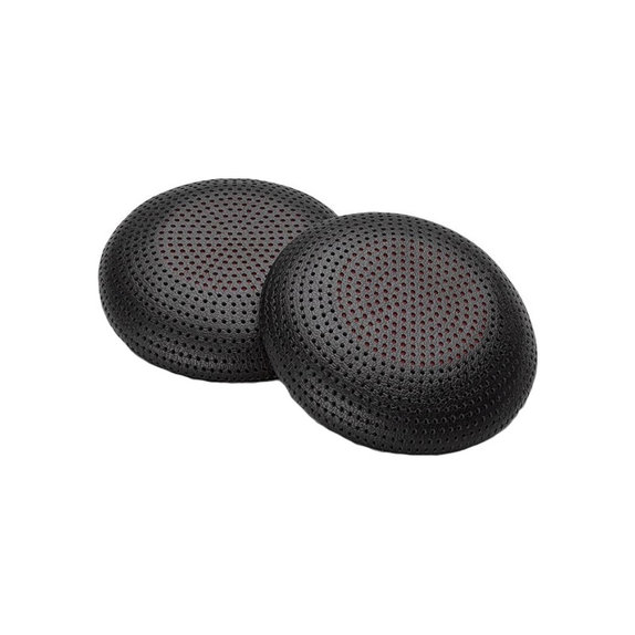 Nadomestne blazinice za ušesa za Poly Blackwire 3300, Spominska pena + PU usnje, Črne, 1 par