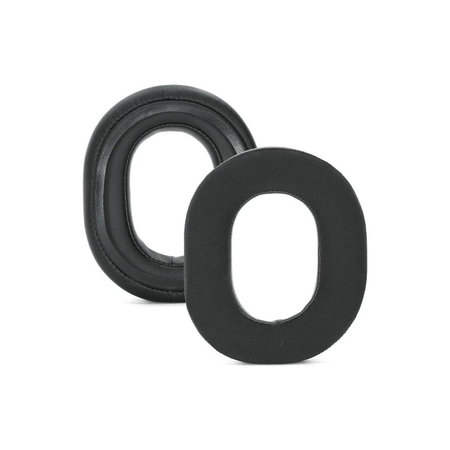 Nadomestne blazinice za ušesa za Razer Blackshark V3 Pro, Spominska pena + Tekstilni, Črne, 1 par