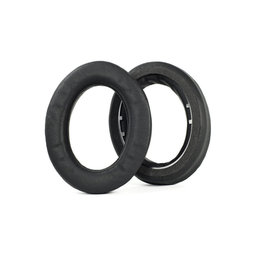 Nadomestne blazinice za ušesa za Sennheiser HD490 Pro, HD490 Pro Plus, Spominska pena + PU usnje, Črne, 1 par