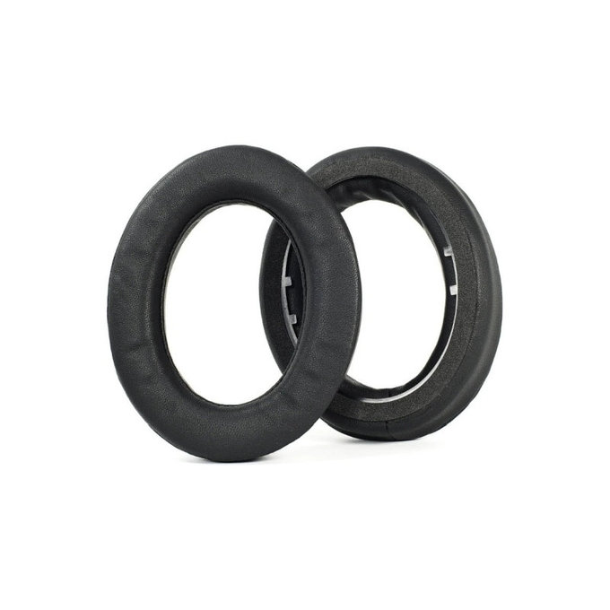 Nadomestne blazinice za ušesa za Sennheiser HD490 Pro, HD490 Pro Plus, Spominska pena + PU usnje, Črne, 1 par