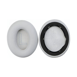 Nadomestne blazinice za ušesa za Anker Soundcore Life Q20, Spominska pena + PU usnje, Sive, 1 par