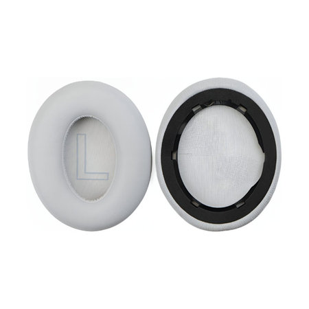 Nadomestne blazinice za ušesa za Anker Soundcore Life Q20, Spominska pena + PU usnje, Sive, 1 par