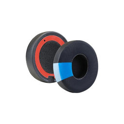 Nadomestne blazinice za ušesa za Beats Solo 2 in 3, Spominska pena + Tekstilni + Neopren, Črne, Hlajeni gel, 1 par