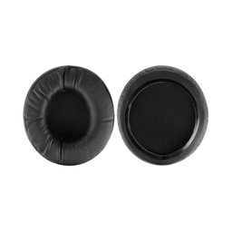 Nadomestne blazinice za ušesa za Beyerdynamic T5P, T70, T90, HS200, RSX700, Spominska pena + PU usnje, Črne, 1 par