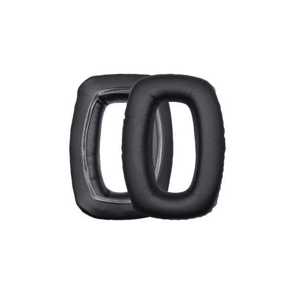Nadomestne blazinice za ušesa za Beyerdynamic DT 100, DT 150, DT 190, Spominska pena + PU usnje, Črne, 1 par