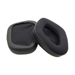 Nadomestne blazinice za ušesa za Corsair Void RGB Elite, Spominska pena + Neopren, Črne, 1 par