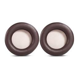 Nadomestne blazinice za ušesa za Corsair Virtuoso RGB, RGB SE in RGB XT, Spominska pena + PU usnje, Rjave, 1 par