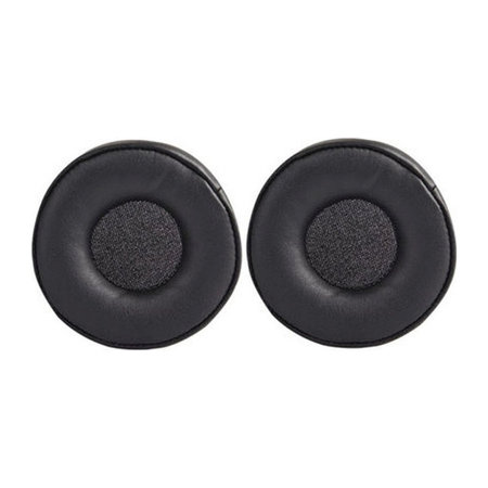 Nadomestne blazinice za ušesa za Jabra MOVE Wireless, Spominska pena + PU usnje, Črne, 1 par