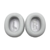 Nadomestne blazinice za ušesa za JBL E65BTNC, Duet NC, Live 650BTNC, Live 660NC, Spominska pena + PU usnje, Sive, 1 par
