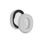 Nadomestne blazinice za ušesa za JBL Live 650BTNC, 660NC, E65BTNC, Duet NC, Spominska pena + Tekstil, Sive, 1 par
