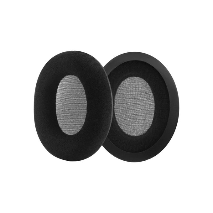 Nadomestne blazinice za ušesa za Kingston HyperX Cloud II, Semiš, Črne, 1 par