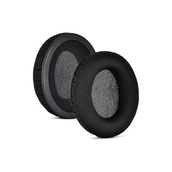 Nadomestne blazinice za ušesa za Kingston HyperX Stinger Core, Spominska pena + Tekstil, Črne, 1 par