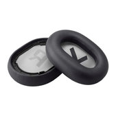 Nadomestne blazinice za ušesa za Plantronics Backbeat Pro 2, SE, 8200 UC, Spominska pena + PU usnje, Črne, 1 par