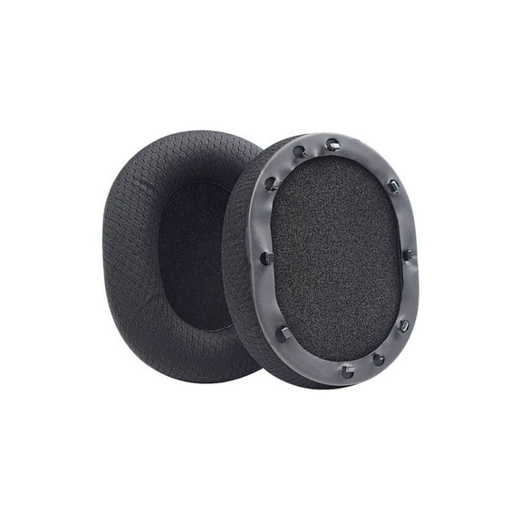 Nadomestne blazinice za ušesa za Razer Blackshark V2, V2X, V2 Pro, V2 SE, Spominska pena + Tekstil, Črne, 1 par