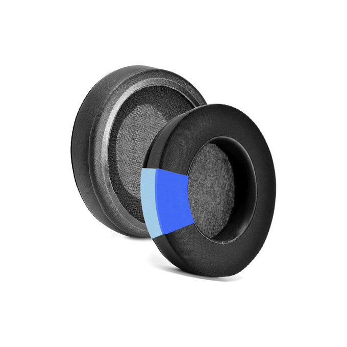 Nadomestne blazinice za ušesa za Razer Nari in Kraken, Spominska pena + Neopren, Črne, Hlajeni gel, 1 par