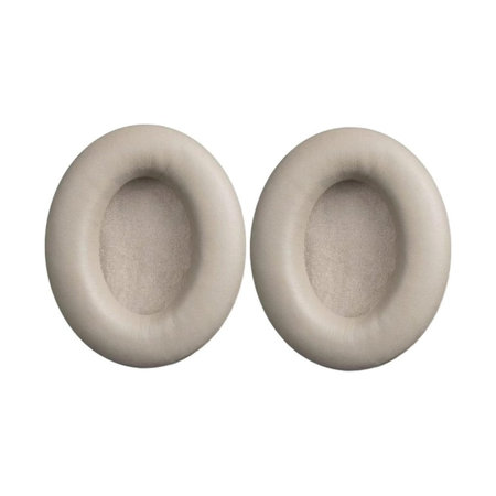 Nadomestne blazinice za ušesa za Sony WH-1000XM3, Spominska pena + PU usnje, Bež, 1 par