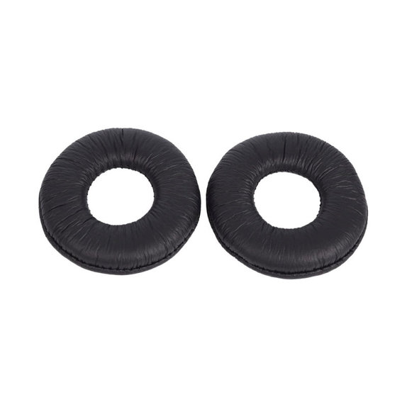 Nadomestne blazinice za ušesa za Sony MDR-ZX110, Spominska pena + PU usnje, Črne, 1 par
