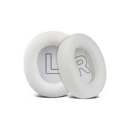 Nadomestne blazinice za ušesa za SteelSeries Nova Pro Wireless, Spominska pena + Tekstil, Bele, 1 par