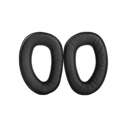 Nadomestne blazinice za ušesa za Sennheiser GSP300, GSP350, GSP370, Spominska pena + PU usnje, Črne, Hlajeni gel, 1 par