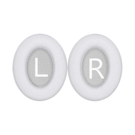 Nadomestne blazinice za ušesa za Bose 700, NC700, Spominska pena + PU usnje, Bele, 1 par