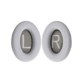 Nadomestne blazinice za ušesa za Bose QuietComfort 35, Spominska pena + PU usnje, Sive, 1 par