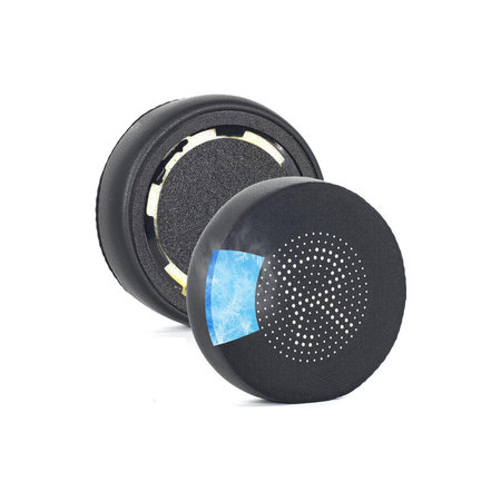 Nadomestne blazinice za ušesa za Jabra Evolve 75, 75+, UC, MS, Spominska pena + PU usnje, Črne, Hlajeni gel, 1 par