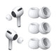 Nadomestni silikonski čepki za Apple AirPods 3 Pro, komplet 3 kos (L, M, S), Beli