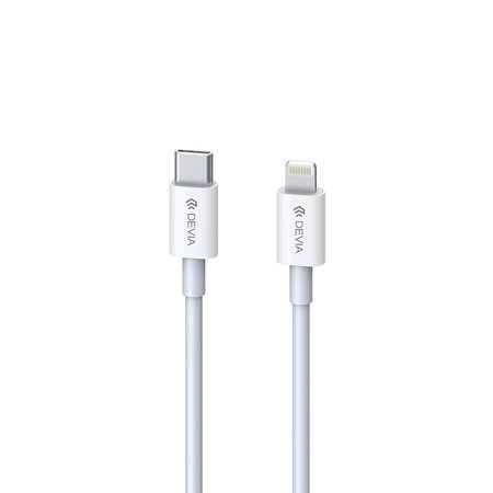 Lightning / USB-C kabel Smart, PD 20W, 1m, bel, Devia