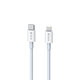 Lightning / USB-C kabel Smart, PD 20W, 1m, bel, Devia