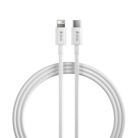 Lightning / USB-C kabel Smart, PD 27W, 2m, bel, Devia