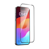 Kaljeno steklo FullCover z aplikatorjem za iPhone 15 Pro Max, Devia