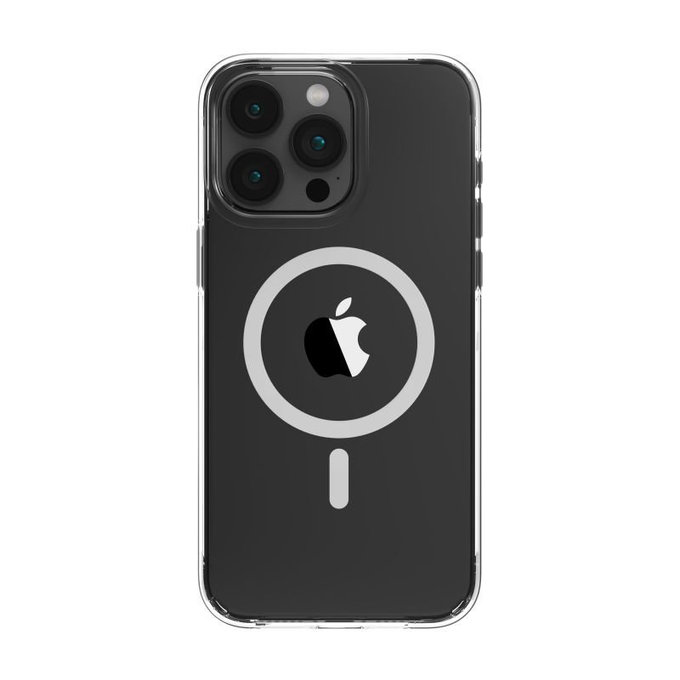 Ovitek Elemental z MagSafe za iPhone 15, prozoren, Devia