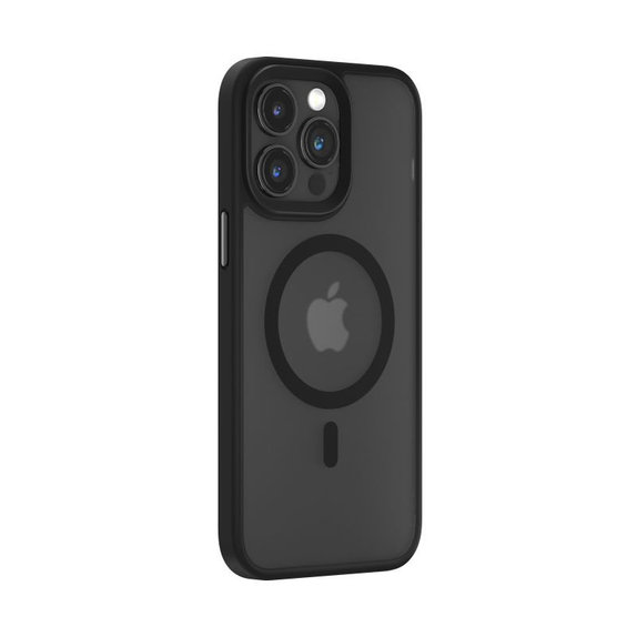 Ovitek Pino z MagSafe za iPhone 15 Pro, črna, Devia
