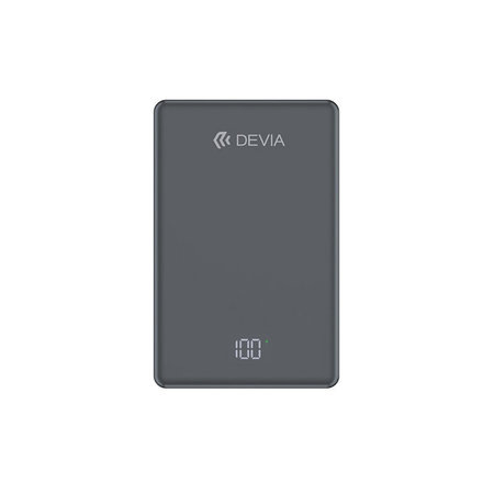 MagSafe PowerBank Extreme Speed Mini z zaslonom, PD 20W, 10000mAh, Space Grey, Devia