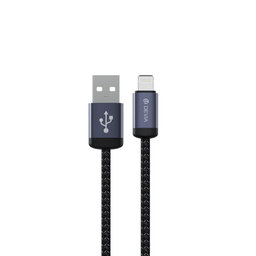 Lightning / USB kabel Gracious, 2,4A, 2m, črn, Devia