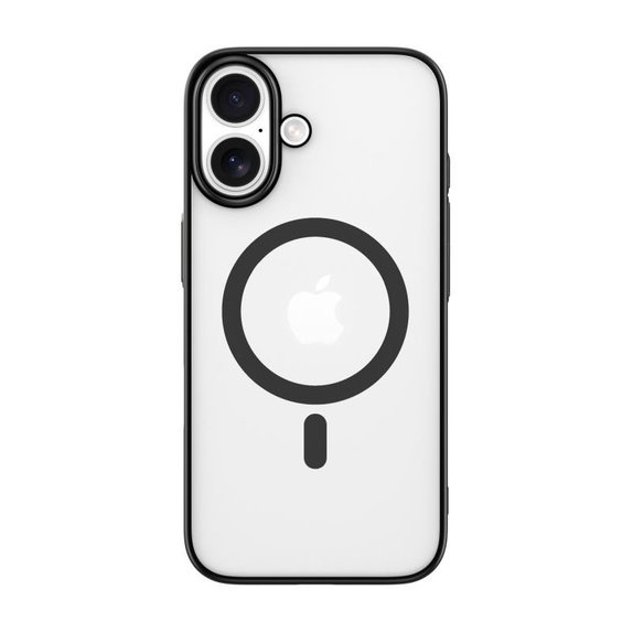 Ovitek Glimmer z MagSafe za iPhone 16, črna, Devia