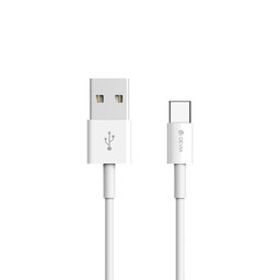 USB / USB-C kabel Smart, 2.1A, 1m, bel, Devia