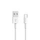 USB / USB-C kabel Smart, 2.1A, 1m, bel, Devia