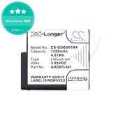 Baterija za Gopro Hero 8, Hero 6, 1250mAh, Li-Ion, 3.85V, AHDBT-501, HQ