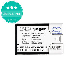 Baterija za Doro 1370, 1372, 2404, 6040, 1200mAh, Li-ion, 3.7V, DBO-1000A, HQ