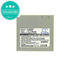 Baterija za Samsung VP-MX10, 20, 850mAh, Li-Ion, 7.4V, IA-BP85ST, HQ