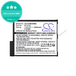 Baterija za DJI Osmo Action 3, Action 4, 1800mAh, Li-Ion, 3.85V, BCX202, HQ