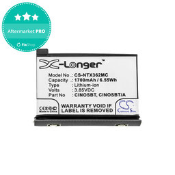 Baterija za Insta360 One X2, 1700mAh, Li-Ion, 3.85V, CINOSBT, HQ