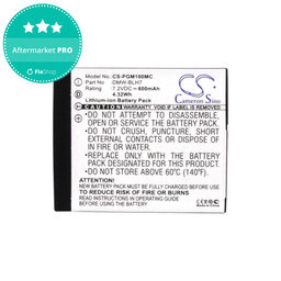 Baterija za Panasonic Lumix DMC, 600mAh, Li-Ion, 7.2V, DMW-BLH7, HQ