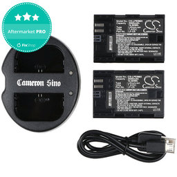 2 bateriji s polnilnikom zaCanon EOS 5D Mark II, EOS 7D, 2000mAh, Li-Ion, 7.4V, LP-E6, HQ