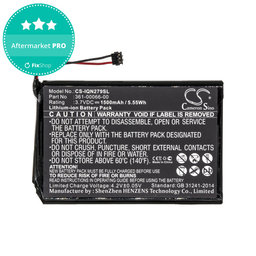 Baterija za Garmin Nüvi 2757, 1500mAh, Li-Ion, 3.7V, 361-00066-00, HQ