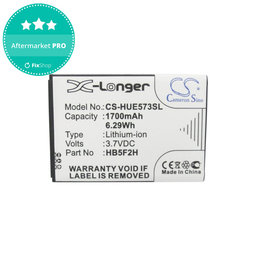 Baterija za Huawei E5330, 1700mAh, Li-Ion, 3.7V, HB5F2H, HQ